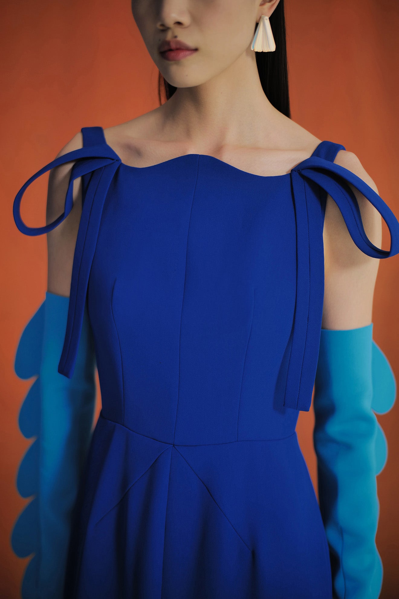 VIVACE Dress in Cerulean Blue