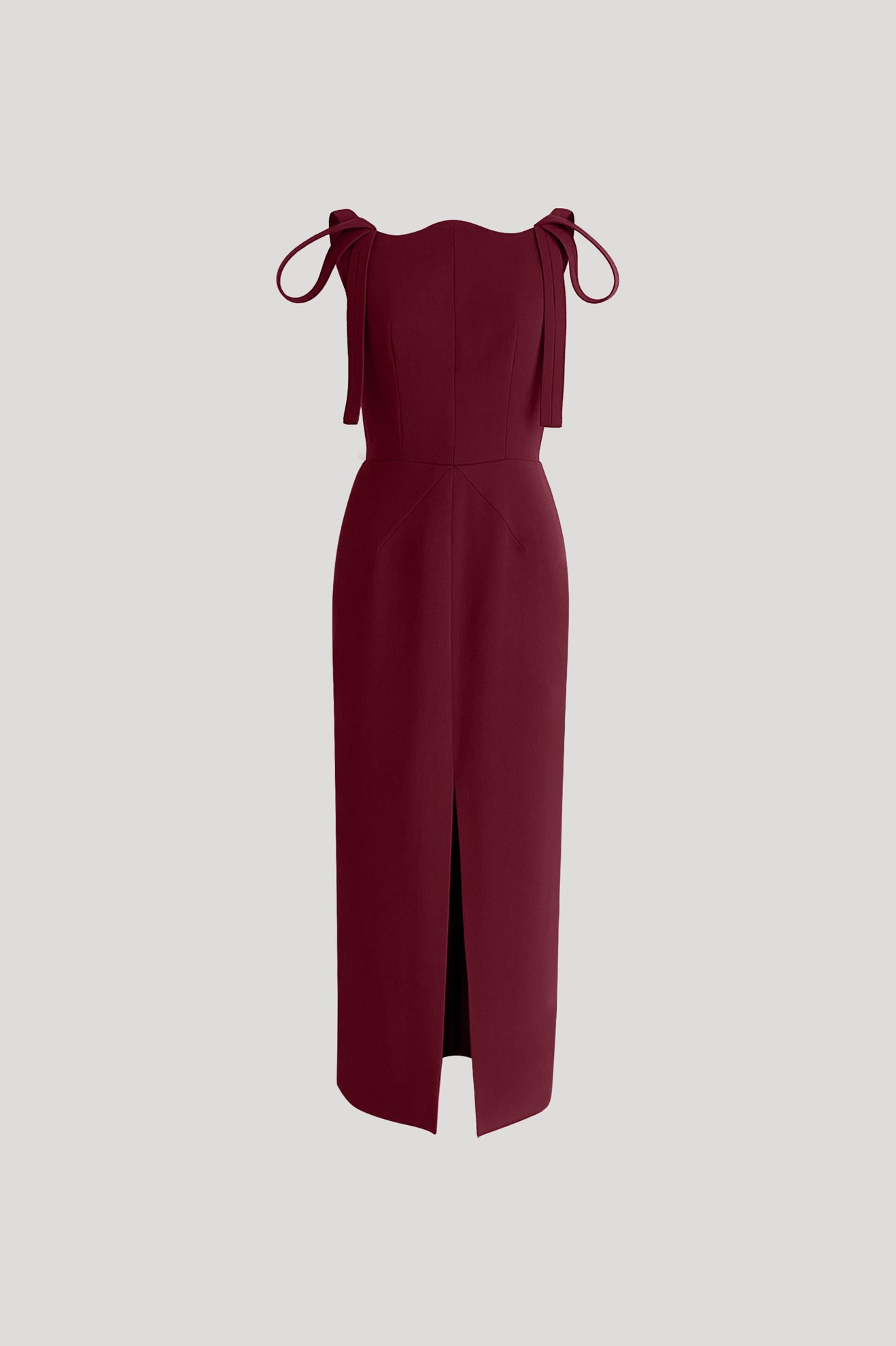 VIVACE Dress in Wine Red