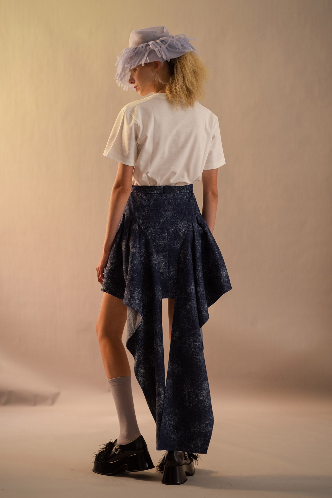 WAHOO Skirt in Denim Blue