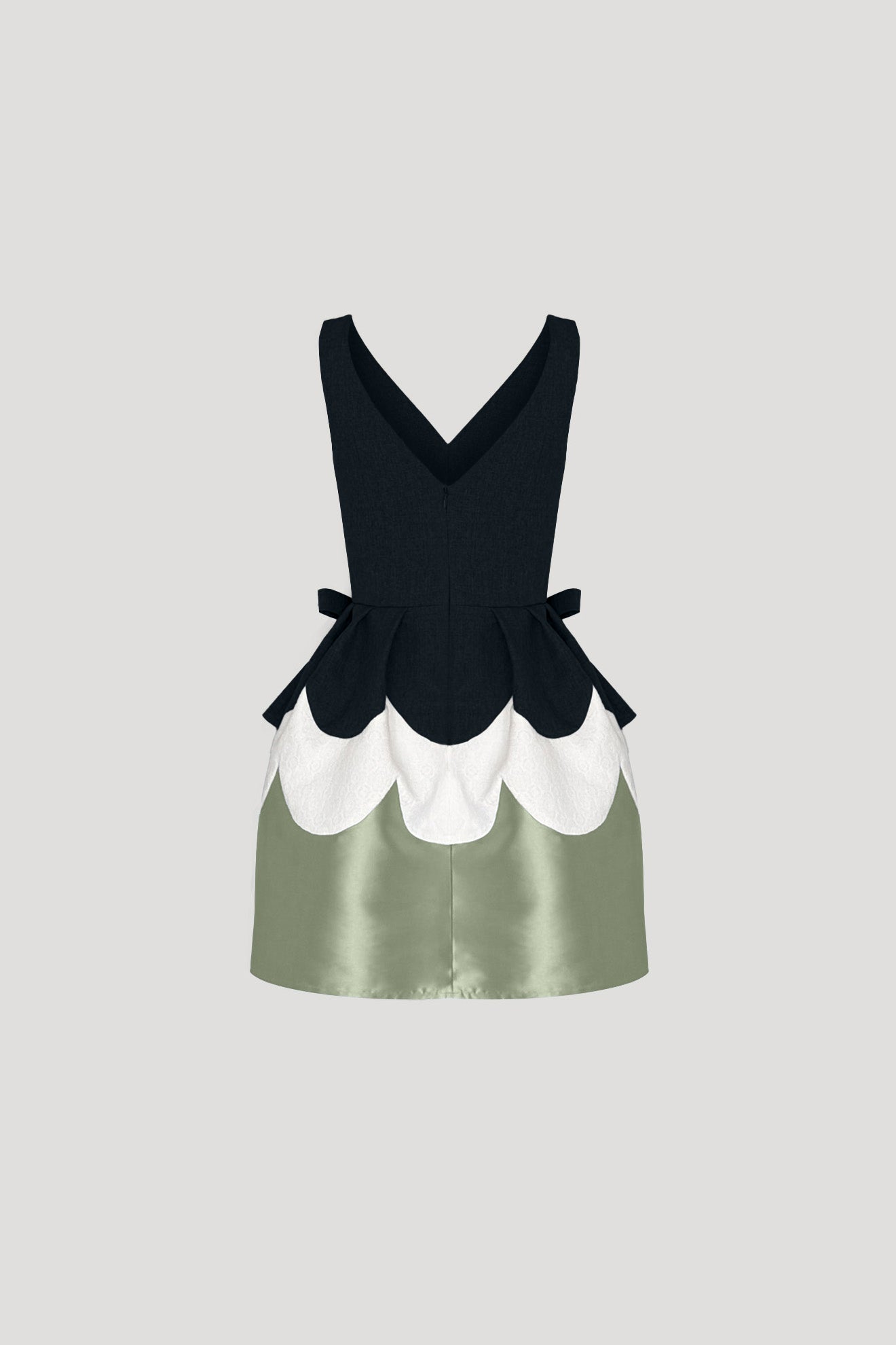 YURI Dress in Night Blue/Palma Green