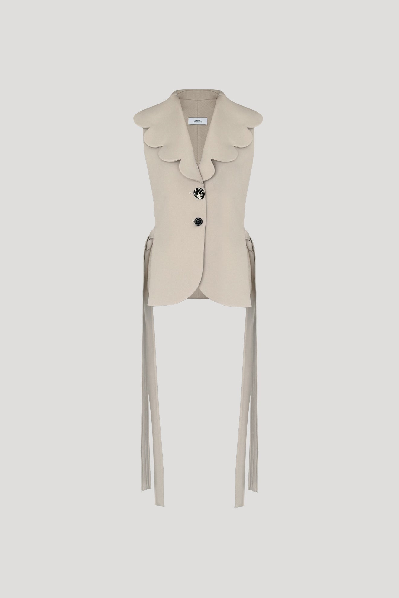 YUZU Vest in Beige