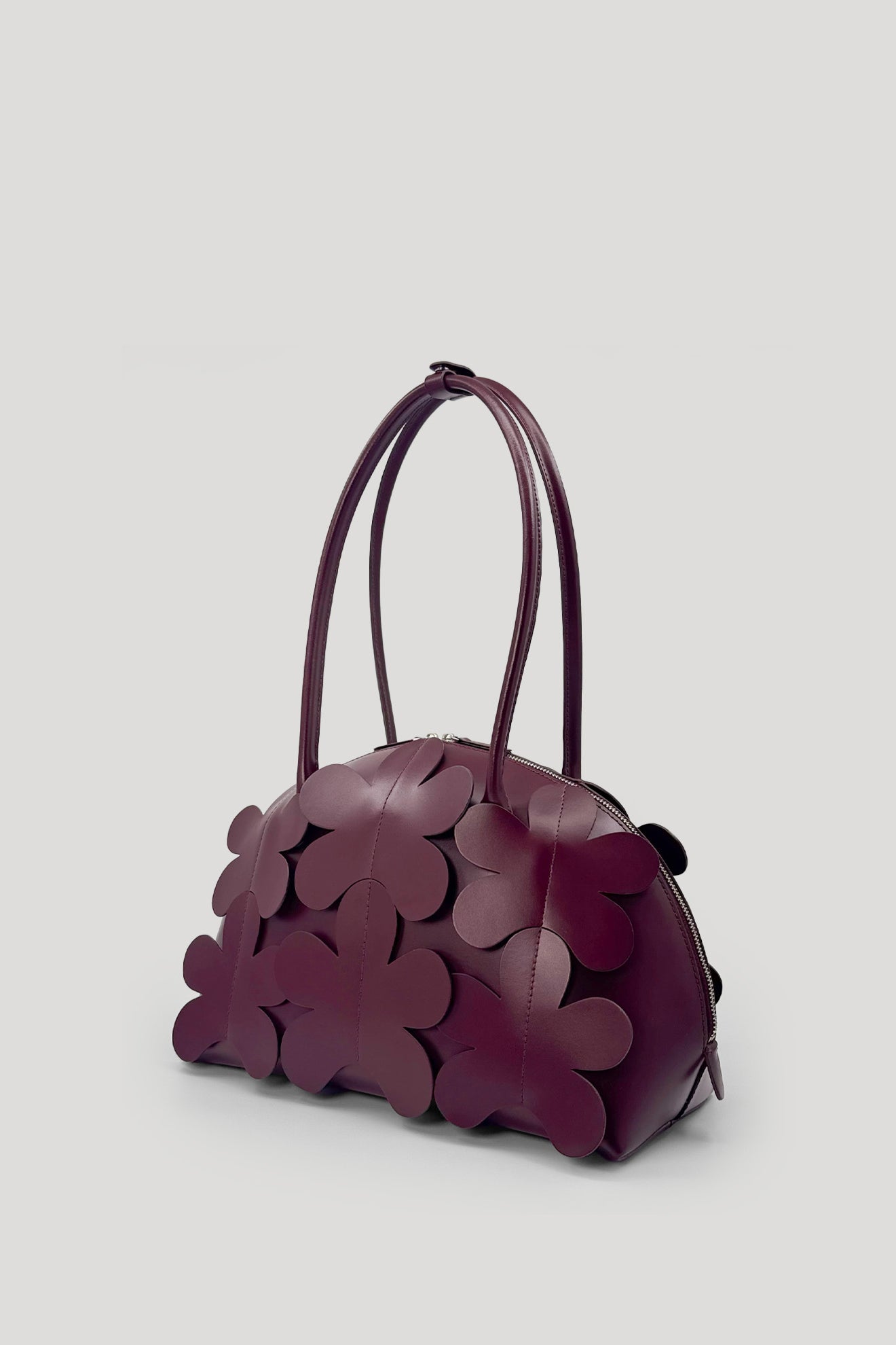 ZIG Grand Shell Bag in Wine