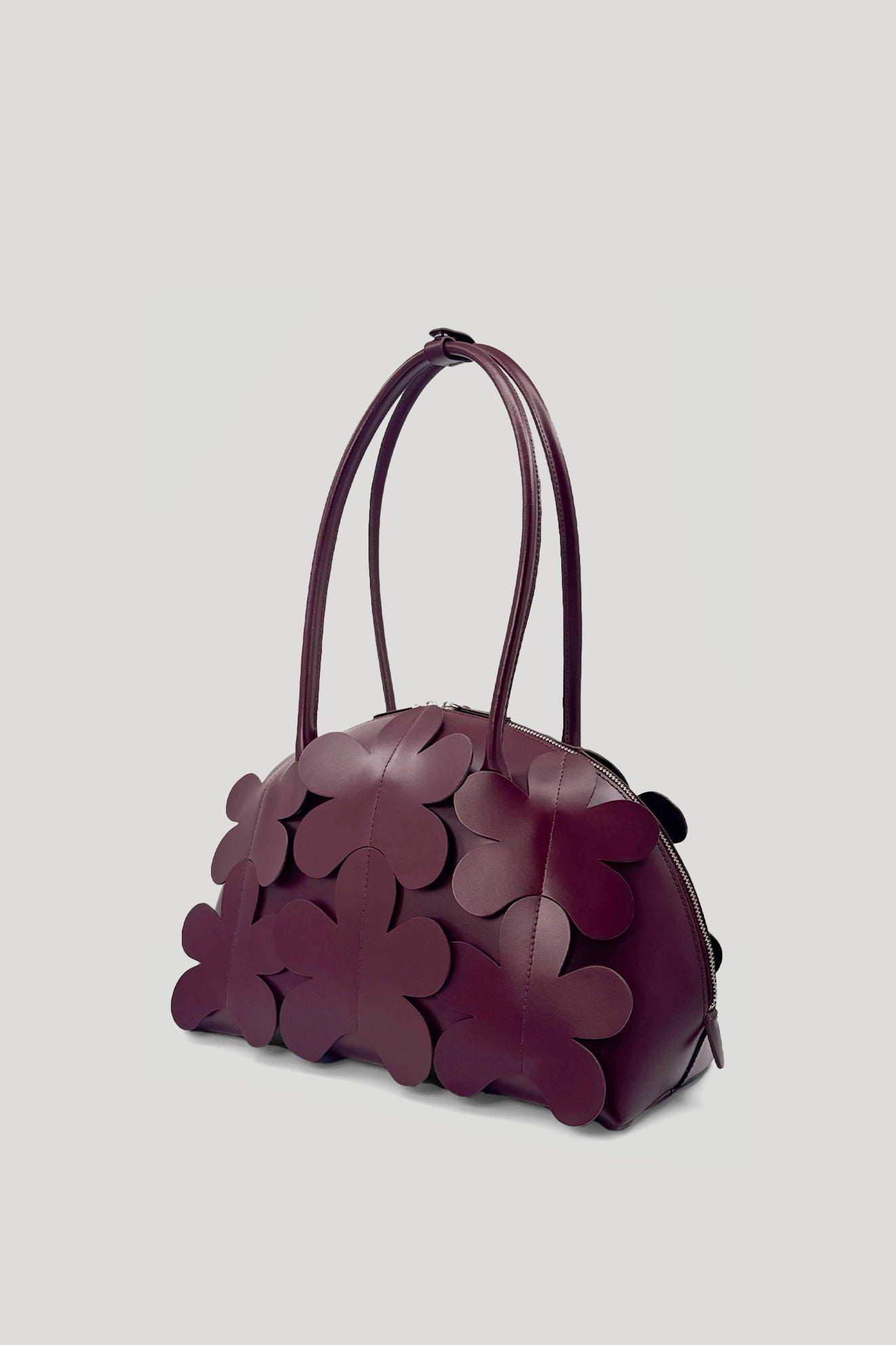 ZIG Grand Shell Bag in Wine