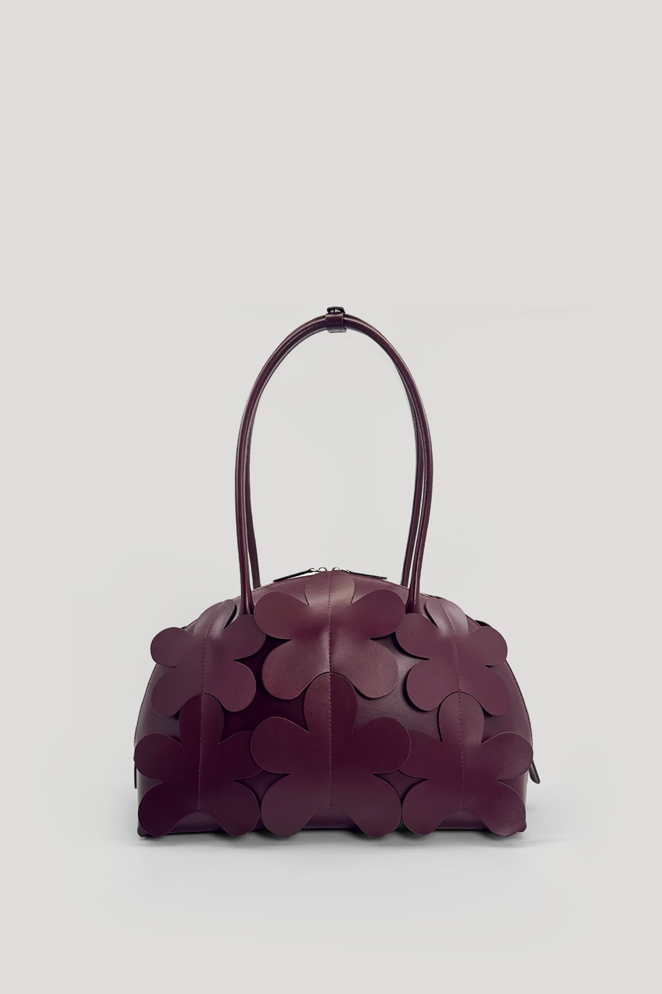 ZIG Grand Shell Bag in Wine