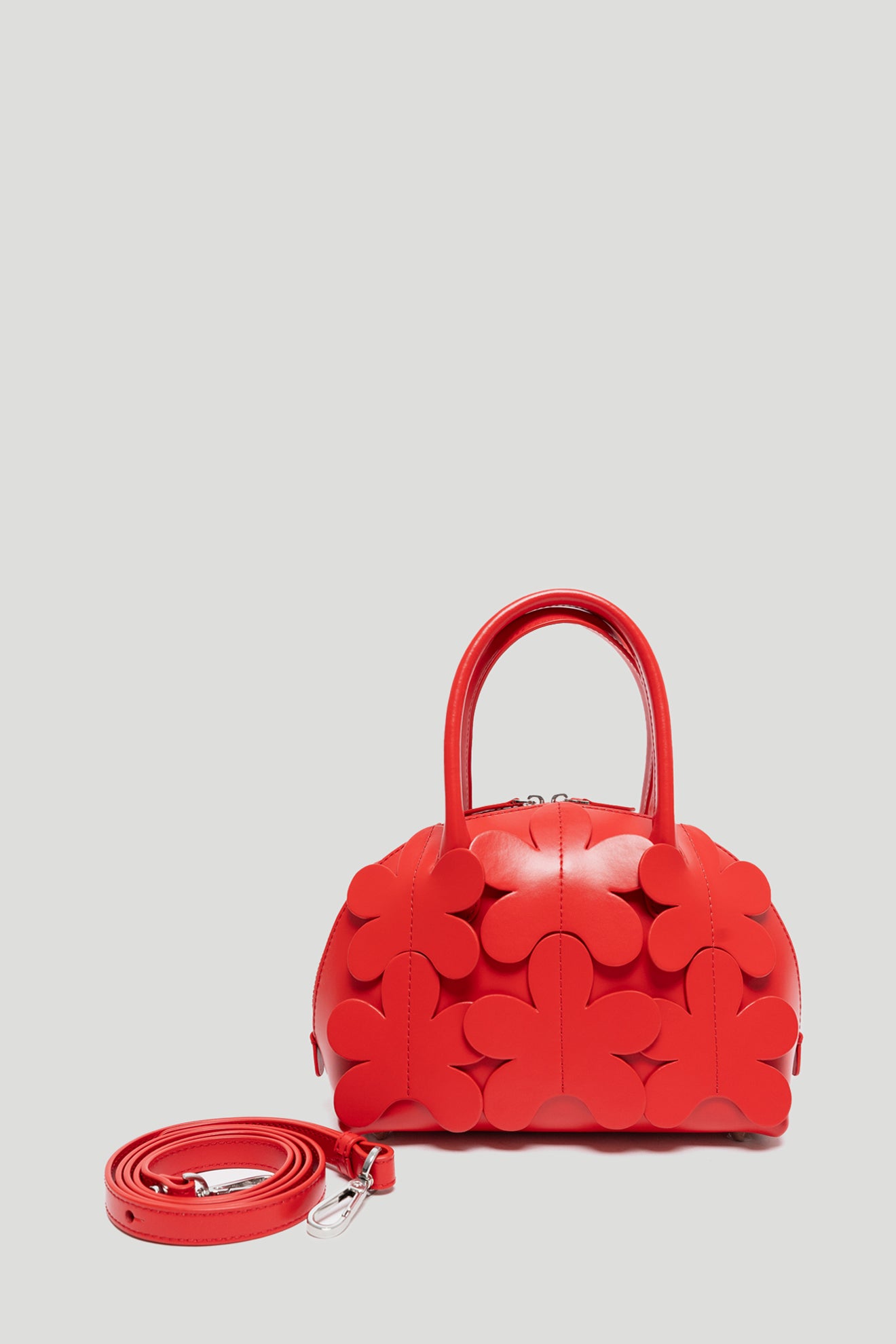 ZIG Shell Bag in Scarlet