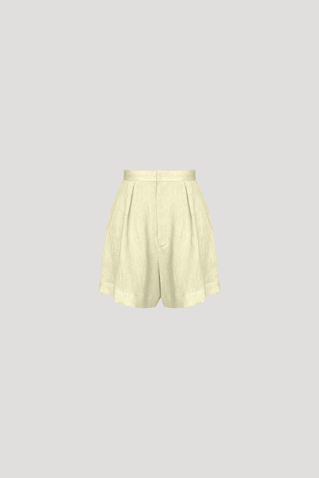 HISHI Short in Feather Beige