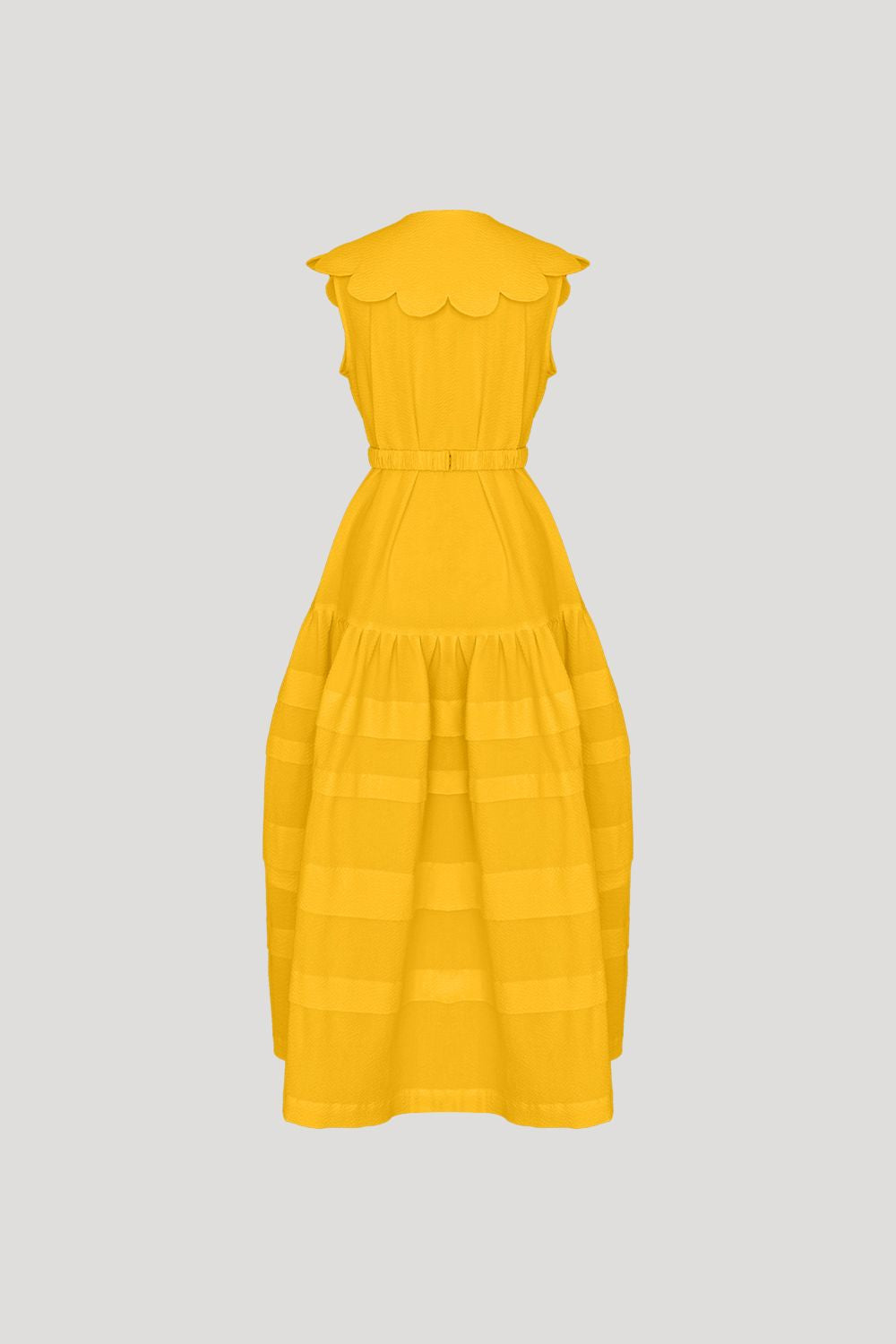 NUANCE Dress in Tumeric Yellow