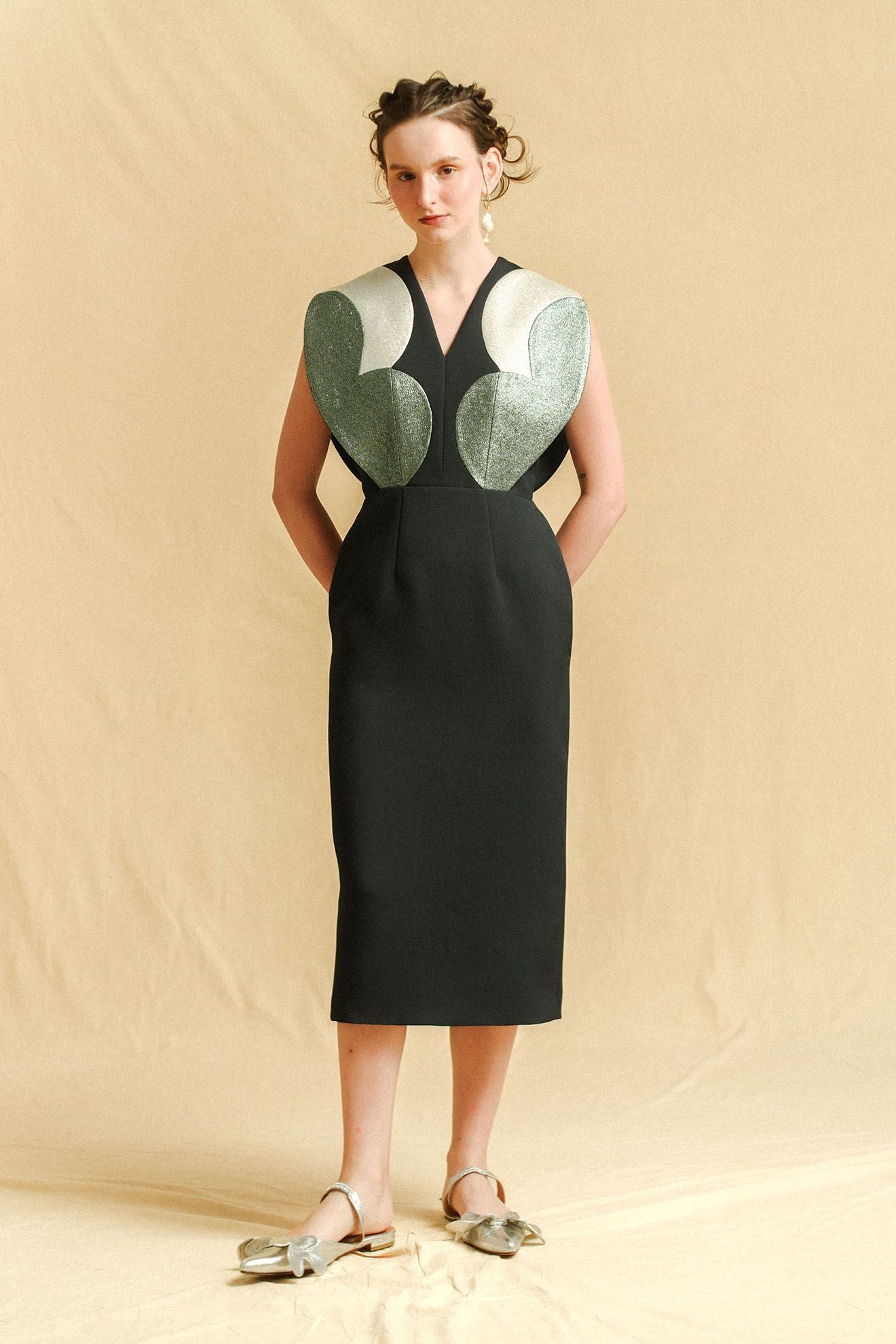 ARABESQUE Dress in Dark Blue