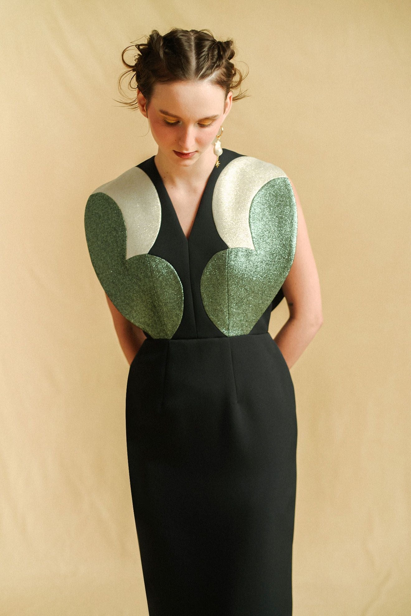 ARABESQUE Dress in Dark Blue