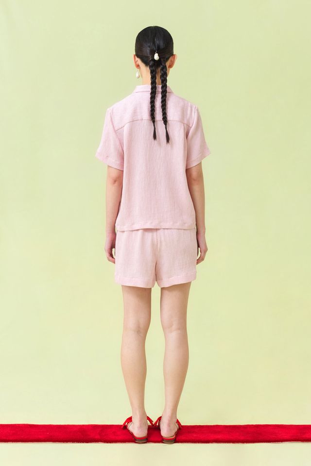 HISHI Short in Baby Pink