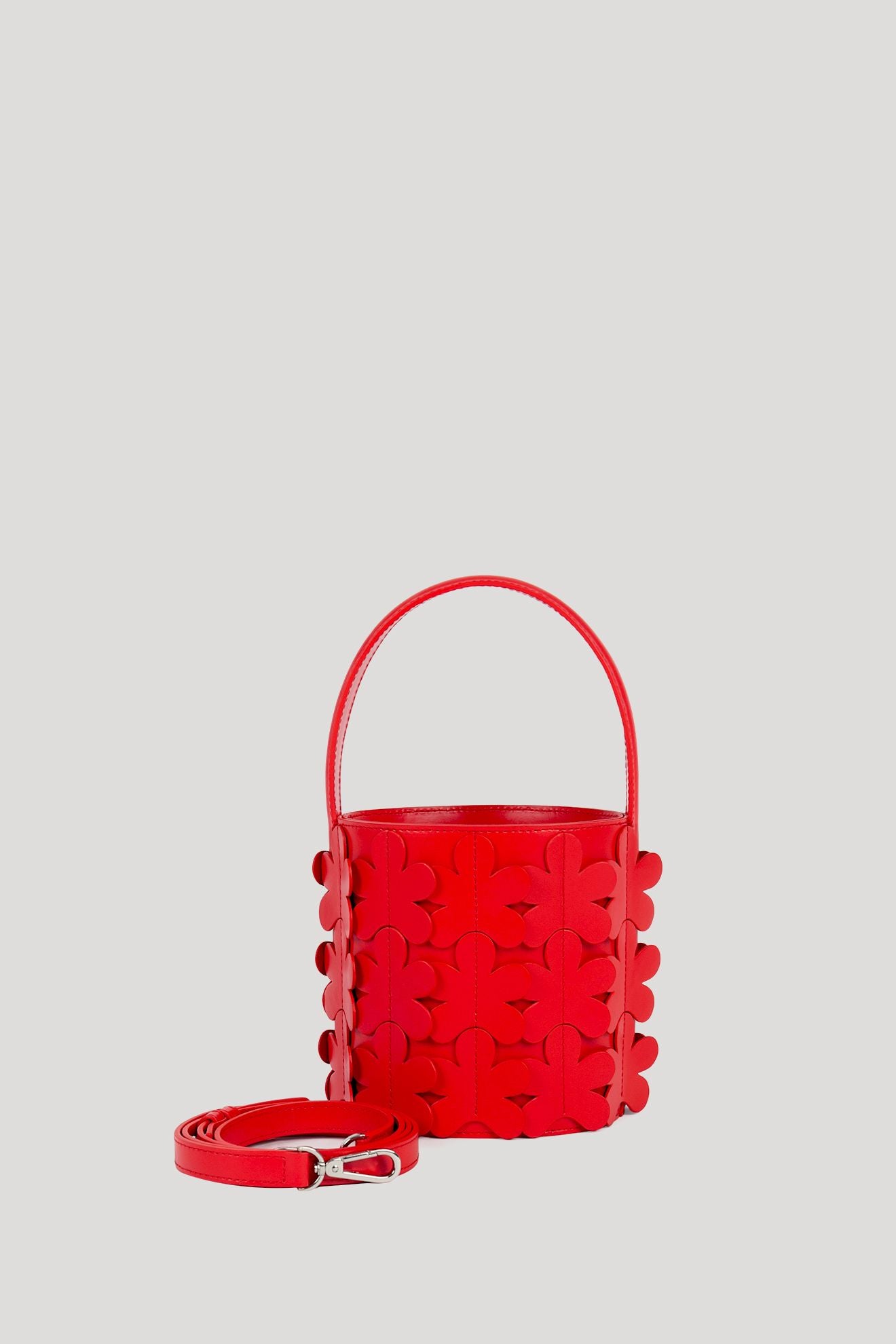 NUIT Bucket Bag in Sangria Red