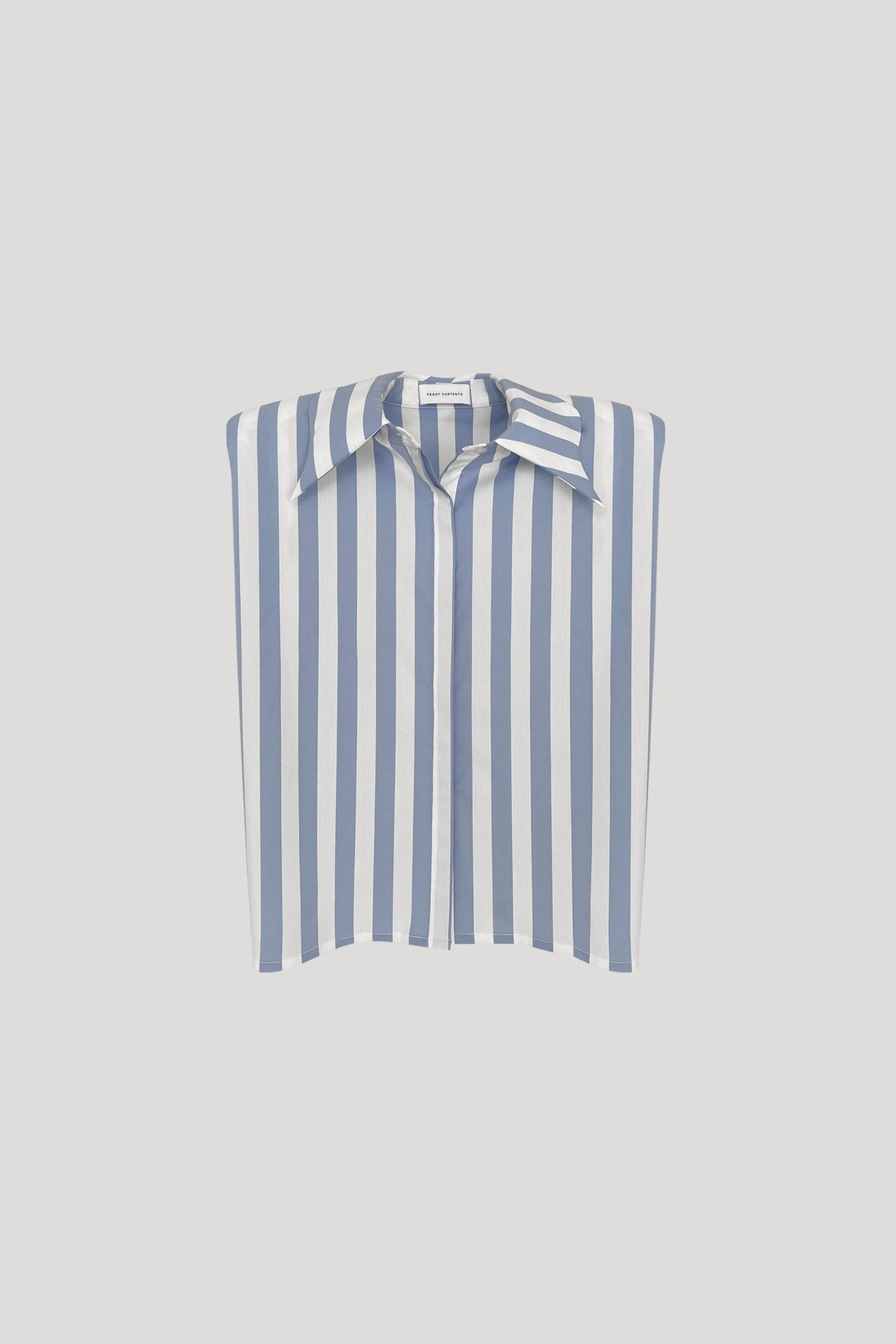 TOVE Top in Pastel Blue Stripes