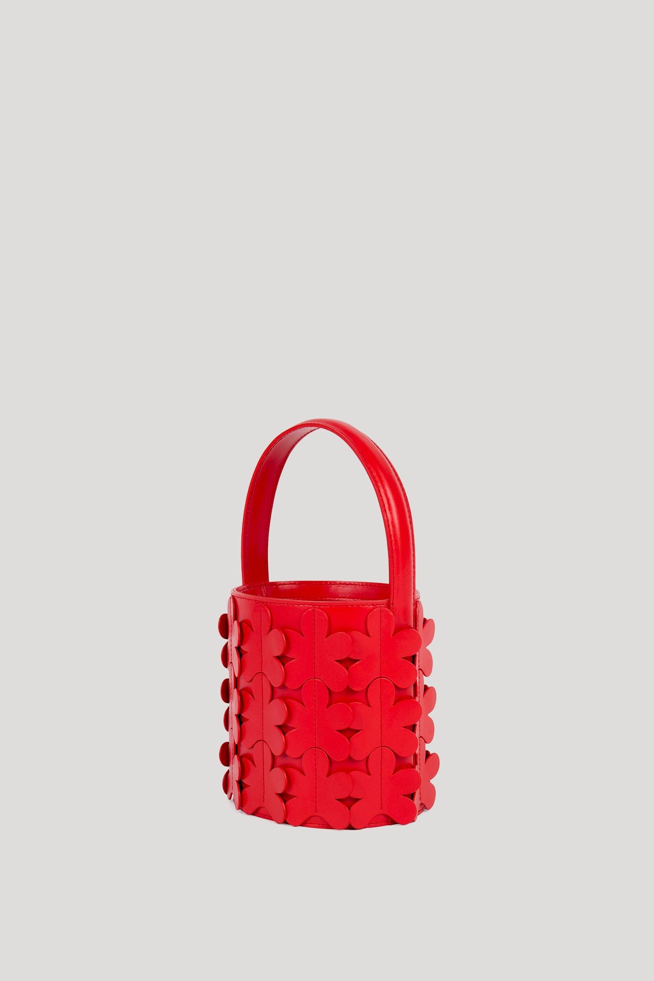 NUIT Bucket Bag in Sangria Red