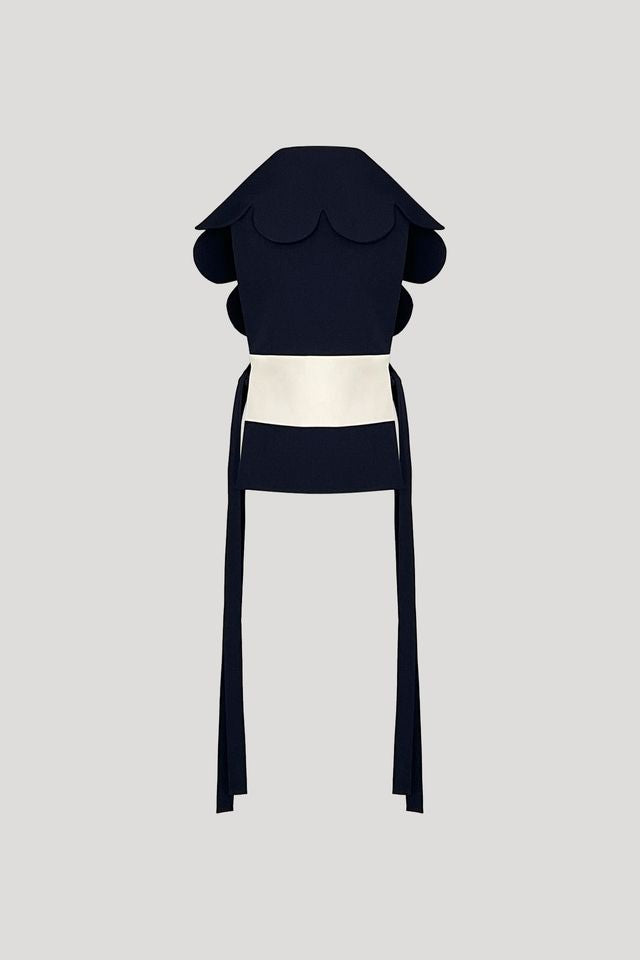 ITACHI Jacket in Dark Blue/Cream White