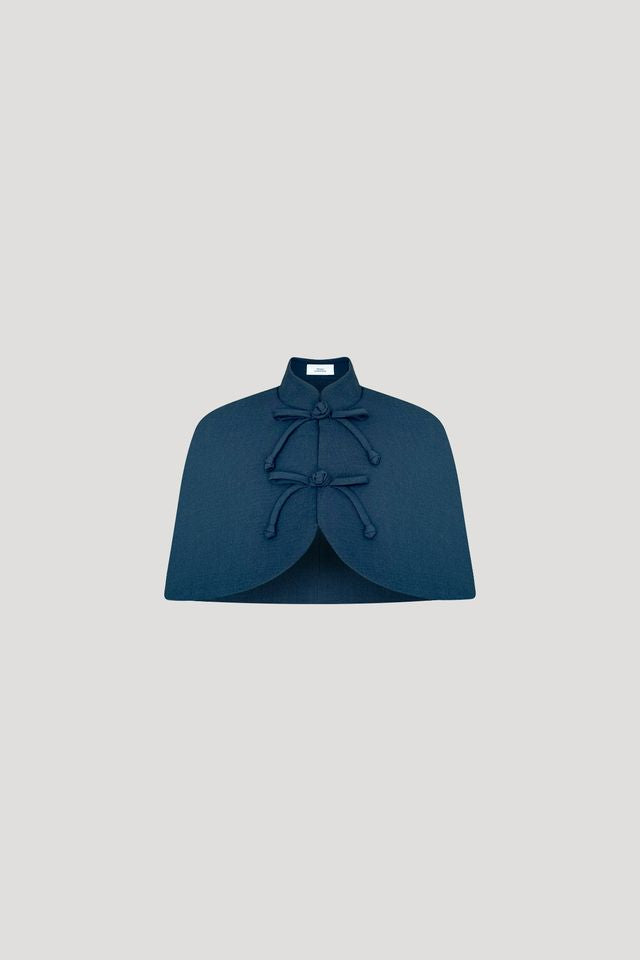 KAME Collar in Teal Blue