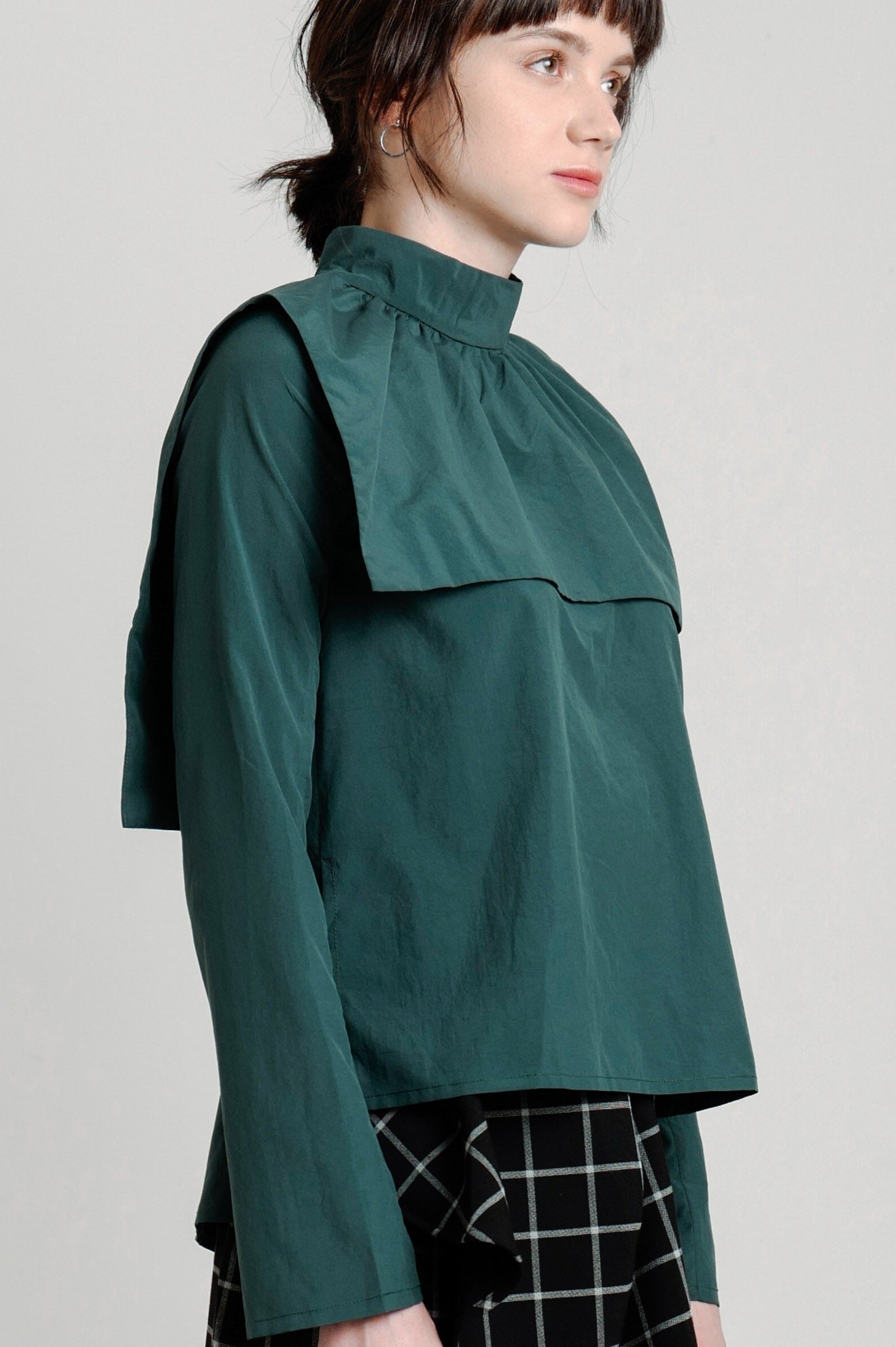 PLOVER Top in Emerald Green